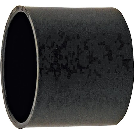 CANPLAS Pipe Coupling, 112 In, Hub, ABS, Black, 40 Schedule